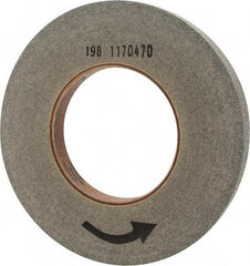 Norton - 10" Diam, 1" Face Width, 5" Center Hole, Fine Grade, Silicon Carbide Deburring Wheel - Convolute, Hard Density 9 Grade, 2,500 RPM - Industrial Tool & Supply