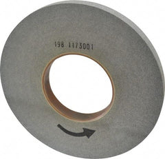 Norton - 12" Diam, 1" Face Width, 5" Center Hole, Fine Grade, Silicon Carbide Deburring Wheel - Convolute, Hard Density 9 Grade, 2,500 RPM - Industrial Tool & Supply