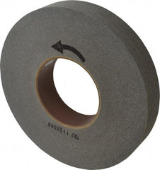 Norton - 12" Diam, 2" Face Width, 5" Center Hole, Medium Grade, Silicon Carbide Deburring Wheel - Convolute, Hard Density 8 Grade, 2,500 RPM - Industrial Tool & Supply