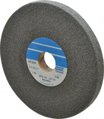 Norton - 6" Diam, 1/2" Face Width, 1" Center Hole, Fine Grade, Silicon Carbide Deburring Wheel - Convolute, Hard Density 7 Grade, 4,500 RPM - Industrial Tool & Supply