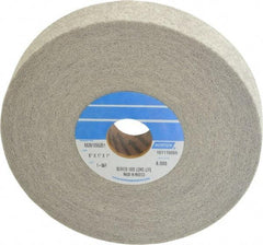 Norton - 6" Diam, 1" Face Width, 1" Center Hole, Fine Grade, Aluminum Oxide Deburring Wheel - Convolute, Hard Density 8 Grade, 4,500 RPM - Industrial Tool & Supply