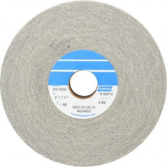 Norton - 6" Diam, 1" Face Width, 1" Center Hole, Medium Grade, Aluminum Oxide Deburring Wheel - Convolute, Hard Density 8 Grade, 4,500 RPM - Industrial Tool & Supply