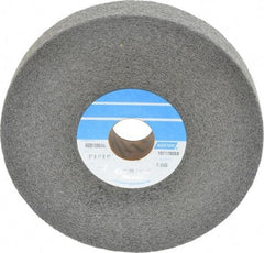 Norton - 6" Diam, 1" Face Width, 1" Center Hole, Fine Grade, Silicon Carbide Deburring Wheel - Convolute, Hard Density 8 Grade, 4,500 RPM - Industrial Tool & Supply