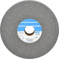 Norton - 6" Diam, 1" Face Width, 1" Center Hole, Fine Grade, Silicon Carbide Deburring Wheel - Convolute, Hard Density 9 Grade, 4,500 RPM - Industrial Tool & Supply