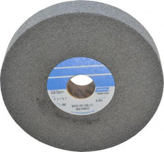 Norton - 6" Diam, 1" Face Width, 1" Center Hole, Medium Grade, Silicon Carbide Deburring Wheel - Convolute, Hard Density 9 Grade, 4,500 RPM - Industrial Tool & Supply