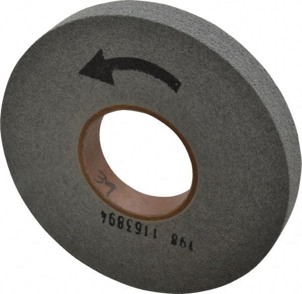 Norton - 8" Diam, 1" Face Width, 3" Center Hole, Fine Grade, Silicon Carbide Deburring Wheel - Convolute, Hard Density 9 Grade, 4,500 RPM - Industrial Tool & Supply