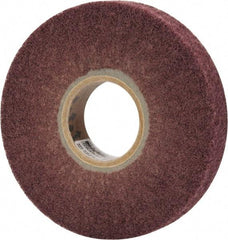 Norton - 6" Diam 220 Grit Aluminum Oxide Unmounted Flap Wheel - 2" Hole, 1" Wide, Density 5, Nonwoven, Grade Fine, 3,000 Max RPM - Industrial Tool & Supply