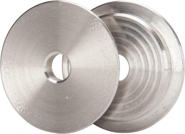 Norton - Deburring Wheel 2" Diam Reduced Bushing - Reduces Bushings from 2" to 1/2" Arbor Size, for 6" Diam Flap & Convolute Wheels - Industrial Tool & Supply