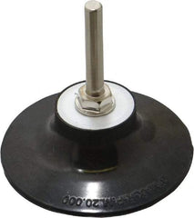 Norton - 3" Diam Quick-Change Type R Disc Backing Pad - 1/4" Shank Diam, Medium Density, 20,000 RPM, Speed-Lok TR Compatible - Industrial Tool & Supply