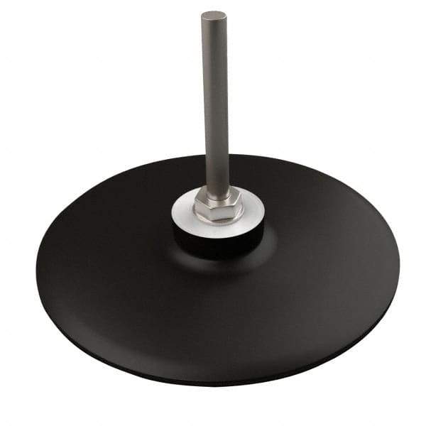 Norton - 4" Diam Quick-Change Type R Disc Backing Pad - 1/4" Shank Diam, Medium Density, 12,000 RPM, Speed-Lok TR Compatible - Industrial Tool & Supply