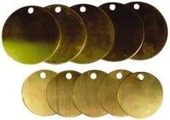 NMC - Safety & Facility Valve Tag - Tag Header: CAUTION, 1 Side, Stainless Steel - Industrial Tool & Supply