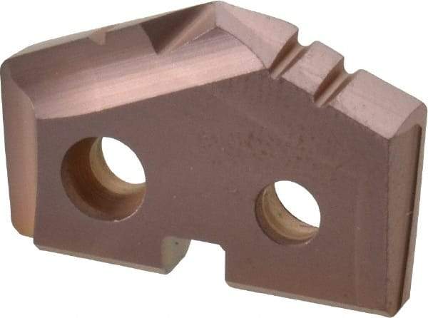 Allied Machine and Engineering - 21mm Diam x 5/32" Thick, Seat Code 1, 132° Included Angle Spade Drill Insert - AM200 Coated, Cobalt, Grade Super Cobalt, Series GEN2 T-A - Industrial Tool & Supply