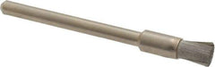 Anderson - 3/16" Brush Diam, Crimped, End Brush - 1/8" Diam Shank, 25,000 Max RPM - Industrial Tool & Supply