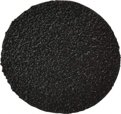 3M - 2" Disc Diam, 50 Grit, Zirconia Alumina Quick Change Disc - Type R Attaching System, Coated, Black, Coarse Grade, 25,000 RPM, 501C Series - Industrial Tool & Supply