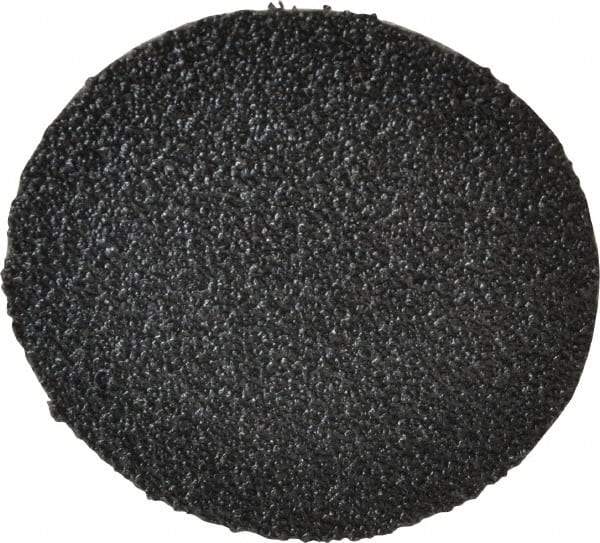 3M - 2" Disc Diam, 60 Grit, Zirconia Alumina Quick Change Disc - Type R Attaching System, Coated, Black, Medium Grade, 25,000 RPM, 501C Series - Industrial Tool & Supply
