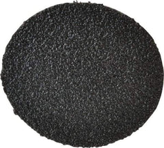 3M - 2" Disc Diam, 60 Grit, Zirconia Alumina Quick Change Disc - Type R Attaching System, Coated, Black, Medium Grade, 25,000 RPM, 501C Series - Industrial Tool & Supply