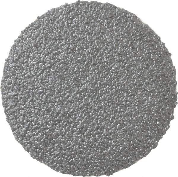 3M - 2" Disc Diam, 50 Grit, Zirconia Alumina Quick Change Disc - Type S Attaching System, Coated, Black, Coarse Grade, 25,000 RPM, 501C Series - Industrial Tool & Supply
