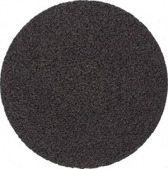 3M - 3" Disc Diam, 50 Grit, Zirconia Alumina Quick Change Disc - Type S Attaching System, Coated, Black, Coarse Grade, 20,000 RPM, 501C Series - Industrial Tool & Supply