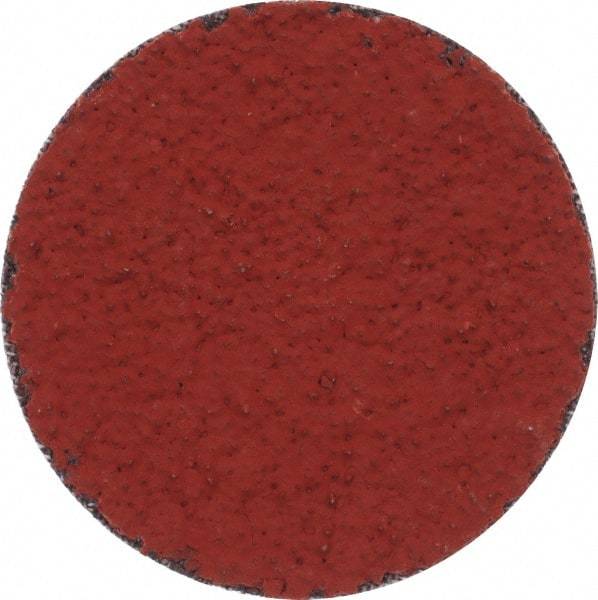 3M - 2" Disc Diam, 36 Grit, Ceramic Quick Change Disc - Type S Attaching System, Coated, Orange, Very Coarse Grade, 25,000 RPM, 777F Series - Industrial Tool & Supply