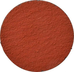 3M - 2" Disc Diam, 80 Grit, Ceramic Quick Change Disc - Type S Attaching System, Coated, Orange, Medium Grade, 25,000 RPM, 777F Series - Industrial Tool & Supply