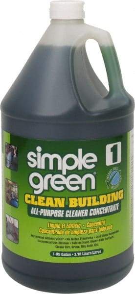 Simple Green - 1 Gal Bottle All-Purpose Cleaner - Liquid, Biodegradable, Concentrated, Unscented - Industrial Tool & Supply