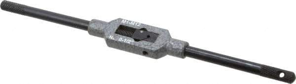 Interstate - 1/8 to 3/8" Tap Capacity, Straight Handle Tap Wrench - 8" Overall Length - Industrial Tool & Supply