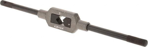Interstate - 3/16 to 5/8" Tap Capacity, Straight Handle Tap Wrench - 11" Overall Length - Exact Industrial Supply