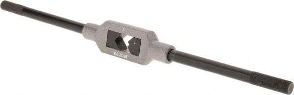 Interstate - 1/4 to 1-1/8" Tap Capacity, Straight Handle Tap Wrench - 19" Overall Length - Industrial Tool & Supply