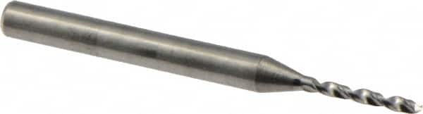 M.A. Ford - #55, 130° Drill Point, 1/8" Shank Diam, Fast Spiral Circuit Board Drill Bit - Industrial Tool & Supply