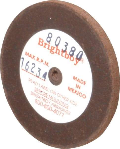 Cratex - 2" Diam x 1/8" Hole x 1/8" Thick, 46 Grit Surface Grinding Wheel - Coarse Grade - Industrial Tool & Supply