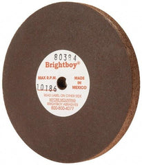 Cratex - 3" Diam x 1/4" Hole x 1/4" Thick, 46 Grit Surface Grinding Wheel - Coarse Grade - Industrial Tool & Supply