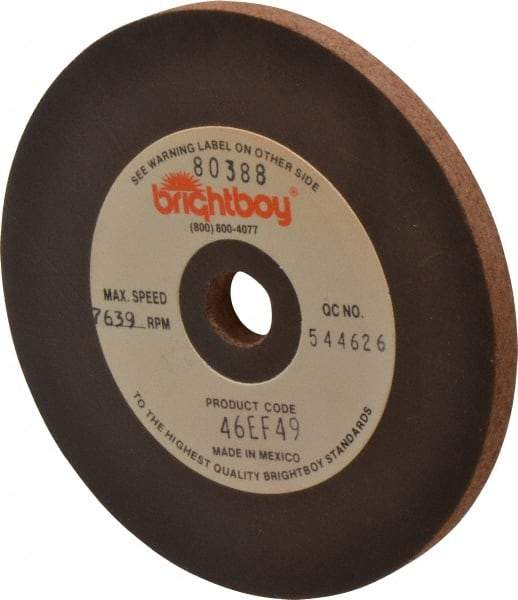 Cratex - 4" Diam x 1/2" Hole x 1/4" Thick, 46 Grit Surface Grinding Wheel - Coarse Grade - Industrial Tool & Supply