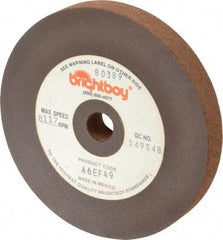 Cratex - 4" Diam x 1/2" Hole x 1/2" Thick, 46 Grit Surface Grinding Wheel - Coarse Grade - Industrial Tool & Supply