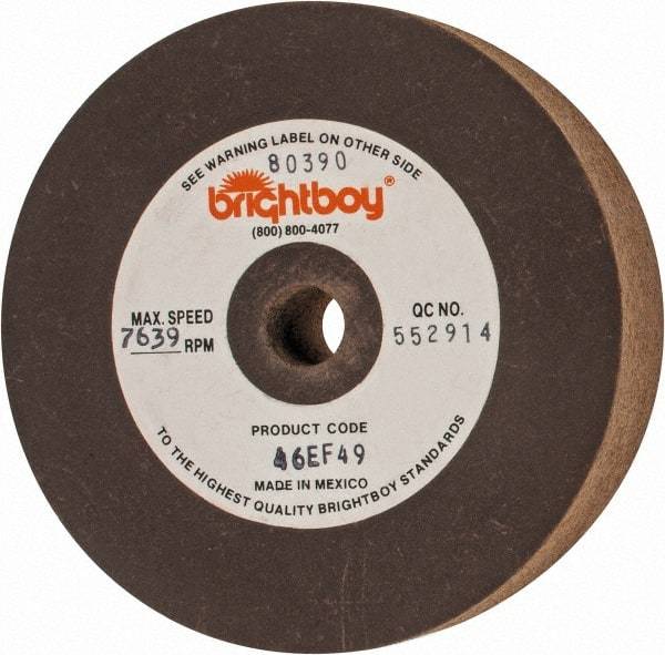 Cratex - 4" Diam x 1/2" Hole x 1" Thick, 46 Grit Surface Grinding Wheel - Coarse Grade - Industrial Tool & Supply
