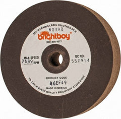 Cratex - 4" Diam x 1/2" Hole x 1" Thick, 46 Grit Surface Grinding Wheel - Coarse Grade - Industrial Tool & Supply