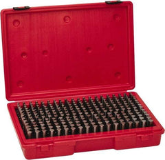 Value Collection - 250 Piece, 0.251-0.5 Inch Diameter Plug and Pin Gage Set - Plus 0.0002 Inch Tolerance, Class ZZ - Industrial Tool & Supply