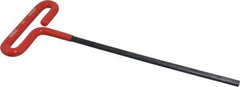 Eklind - 1/4" Hex, T-Handle Cushion Grip Hex Key - 9" OAL - Industrial Tool & Supply