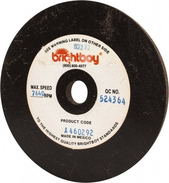 Cratex - 4" Diam x 1/2" Hole x 1/4" Thick, 46 Grit Surface Grinding Wheel - Coarse Grade - Industrial Tool & Supply