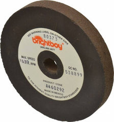 Cratex - 4" Diam x 1/2" Hole x 1/2" Thick, 46 Grit Surface Grinding Wheel - Coarse Grade - Industrial Tool & Supply
