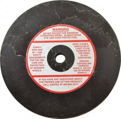 Cratex - 6" Diam x 1/2" Hole x 1/2" Thick, 46 Grit Surface Grinding Wheel - Coarse Grade - Industrial Tool & Supply