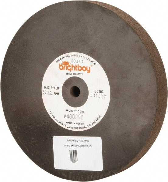 Cratex - 8" Diam x 1/2" Hole x 1" Thick, 46 Grit Surface Grinding Wheel - Industrial Tool & Supply