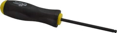 Bondhus - 7/32" Hex Ball End Driver - 4.3" Blade Length, Ergonomic Molded Cushion Grip Handle, 230mm OAL - Industrial Tool & Supply