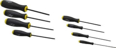 Bondhus - 8 Piece, 0.05 to 5/32" Ball End Hex Driver Set - Comes in Vinyl Pouch - Industrial Tool & Supply