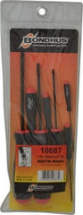Bondhus - 7 Piece, 1.27 to 5mm Ball End Hex Driver Set - Comes in Vinyl Pouch - Industrial Tool & Supply