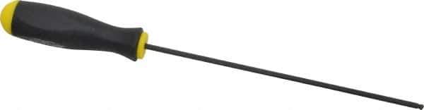 Bondhus - 1/8" Hex Ball End Driver - 6-1/2" Blade Length, Cushion Grip Handle, 252mm OAL - Industrial Tool & Supply