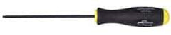 Bondhus - 3/8" Hex Ball End Driver - 10" Blade Length, Cushion Grip Handle, 376mm OAL - Industrial Tool & Supply