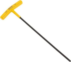 Bondhus - 5/32" Hex, T-Handle Cushion Grip, Ball End Hex Key - 8-1/2" OAL, Protanium High Torque Steel, Inch System of Measurement - Industrial Tool & Supply