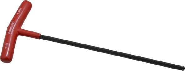 Bondhus - 6mm Hex, T-Handle Cushion Grip, Ball End Hex Key - 266mm OAL, Protanium High Torque Steel, Metric System of Measurement - Industrial Tool & Supply