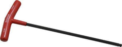 Bondhus - 6mm Hex, T-Handle Cushion Grip, Ball End Hex Key - 266mm OAL, Protanium High Torque Steel, Metric System of Measurement - Industrial Tool & Supply