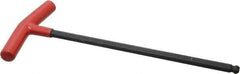 Bondhus - 10mm Hex, T-Handle Cushion Grip, Ball End Hex Key - 307mm OAL, Protanium High Torque Steel, Metric System of Measurement - Industrial Tool & Supply